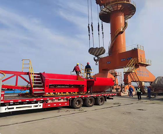 鐘祥港口施工現(xiàn)場